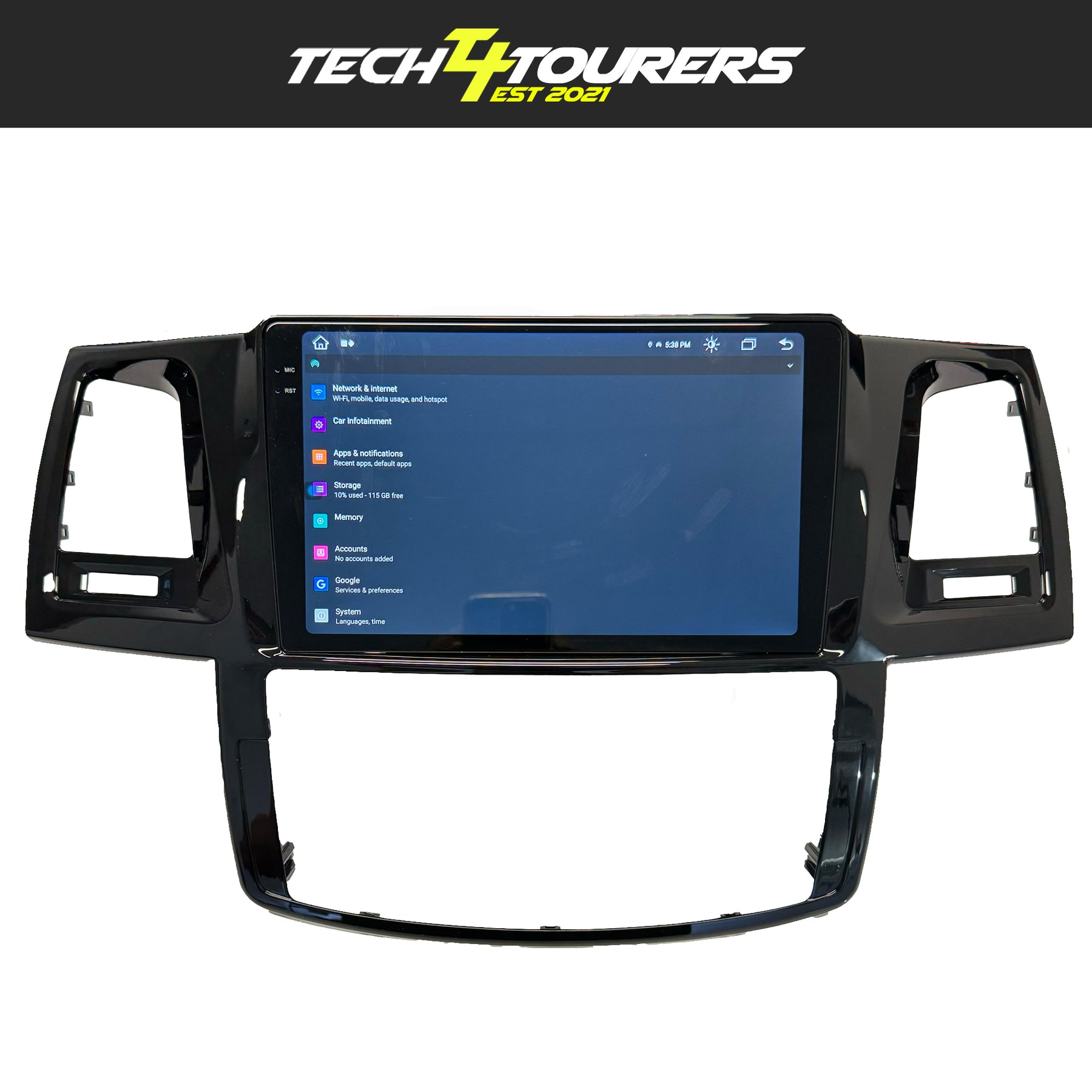 Apple Carplay Head Unit suitable for use with Toyota Hilux N70 2005-2015