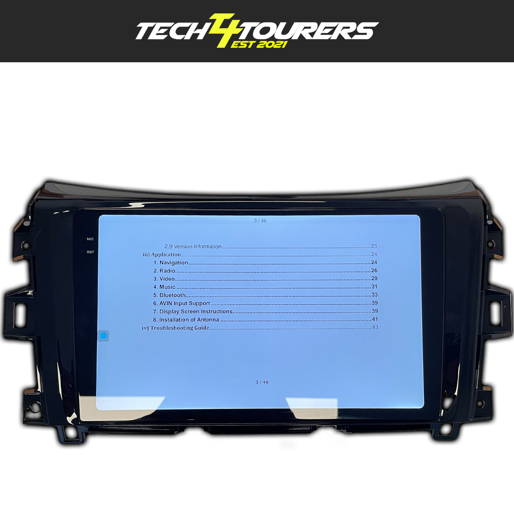 Nissan Navara NP300 2015-2020 10.1 Inch Apple Carplay Head Unit