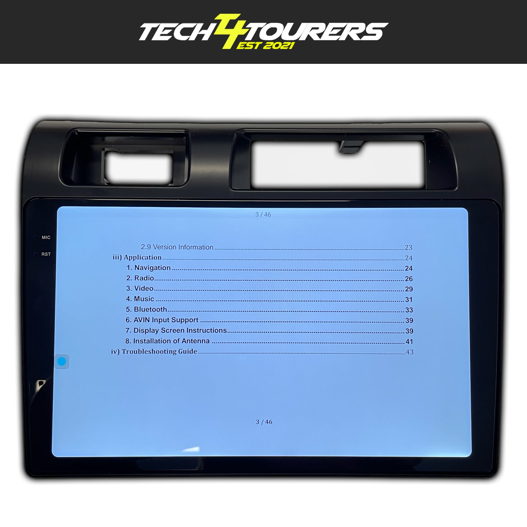 Apple Carplay Head Unit suitable for use with Toyota Landcruiser 70 series