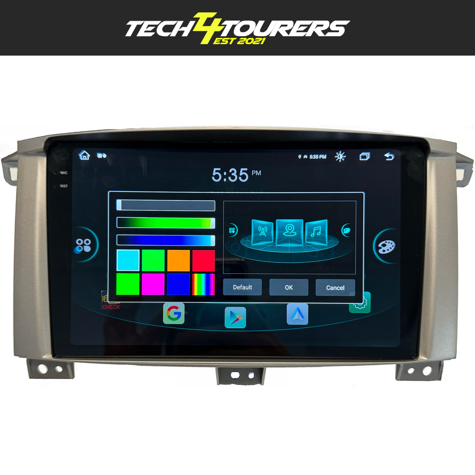 Apple Carplay Head Unit suitable for use with Toyota Landcruiser 100/105 series 1999-2007