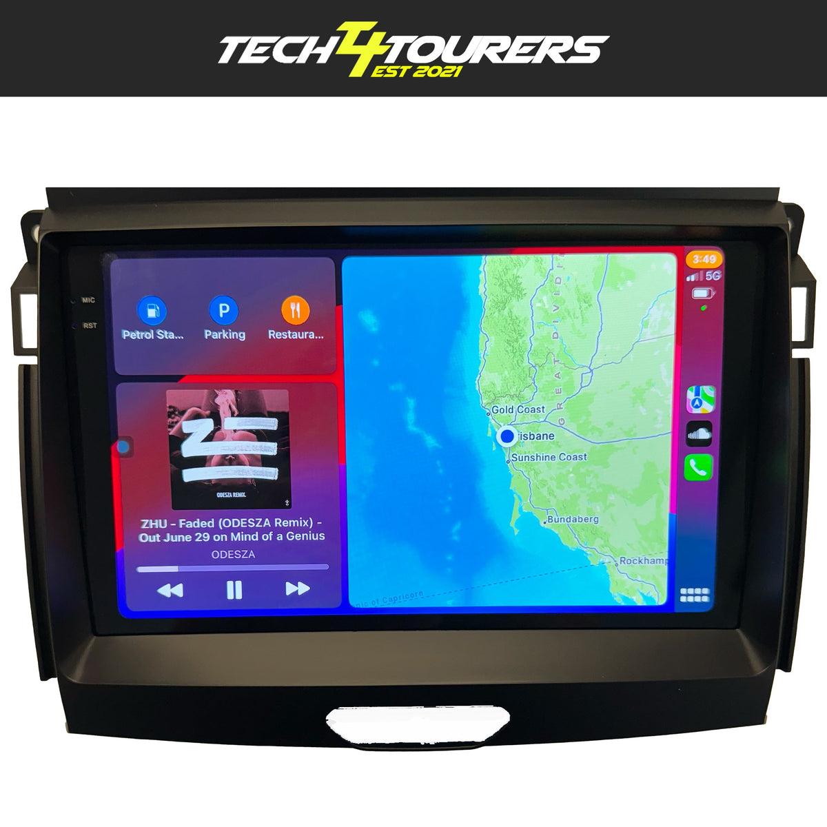 Ford Ranger Px2 - 3 2015 - 2022 Apple Carplay Head Unit - Tech4tourers