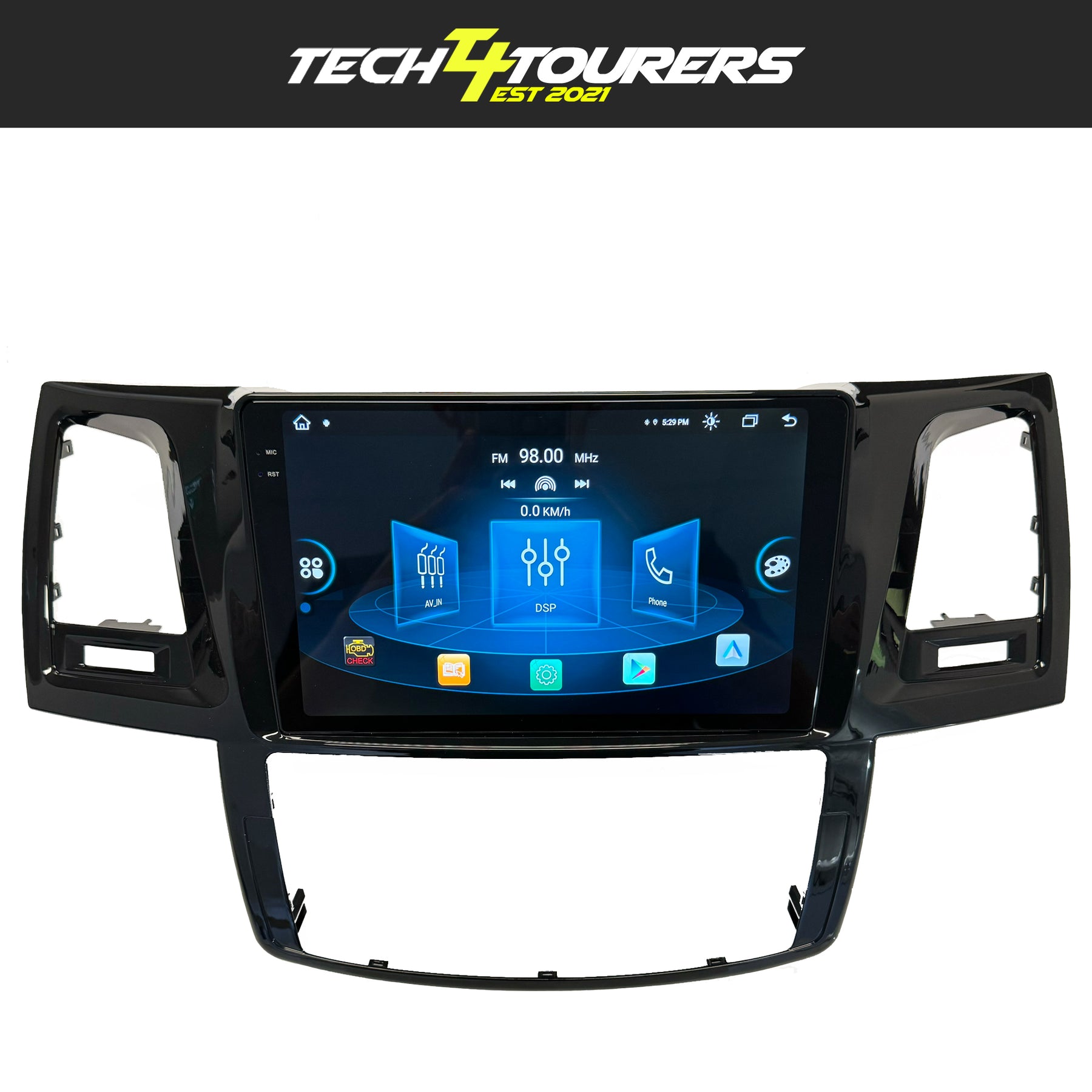 Apple Carplay Head Unit suitable for use with Toyota Hilux N70 2005-2015