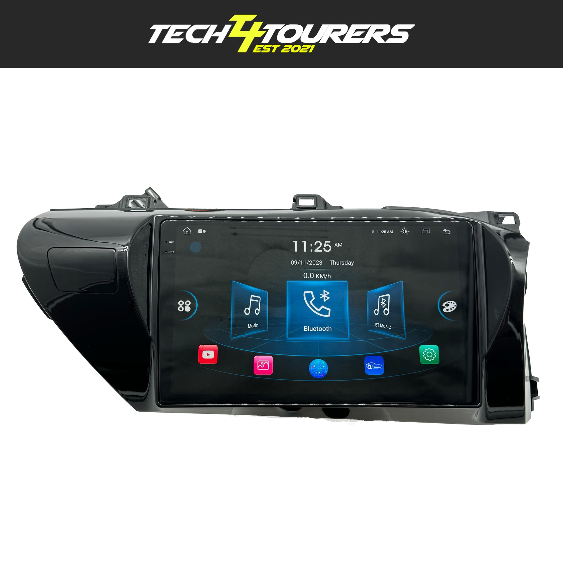 Apple Carplay Head Unit suitable for use with Toyota Hilux N80 2015-2023 2K 10.1 Inch