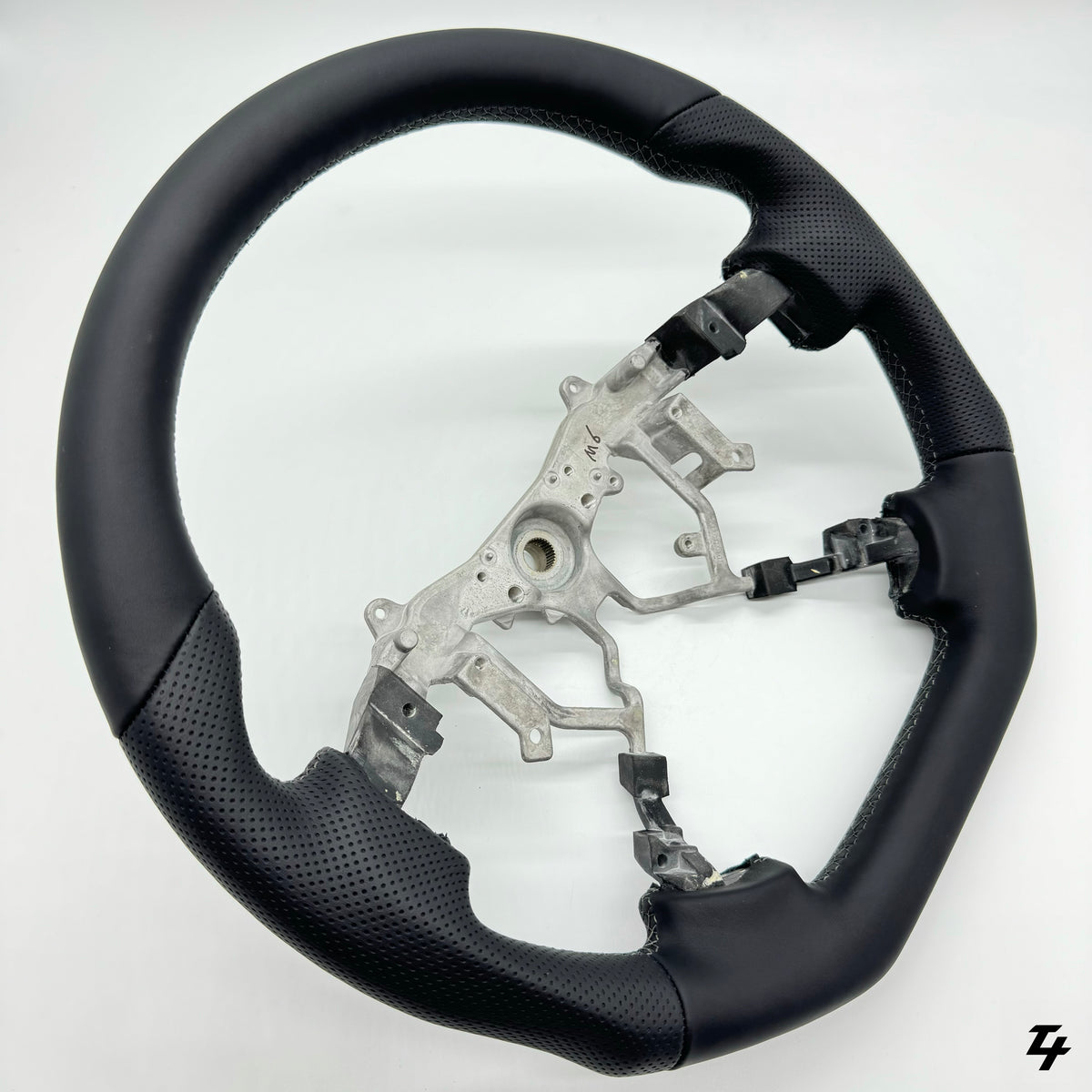 Premium Steering Wheel - Carbon + Leather suitable for use with Toyota LandCruiser 70 Series 2007-2021