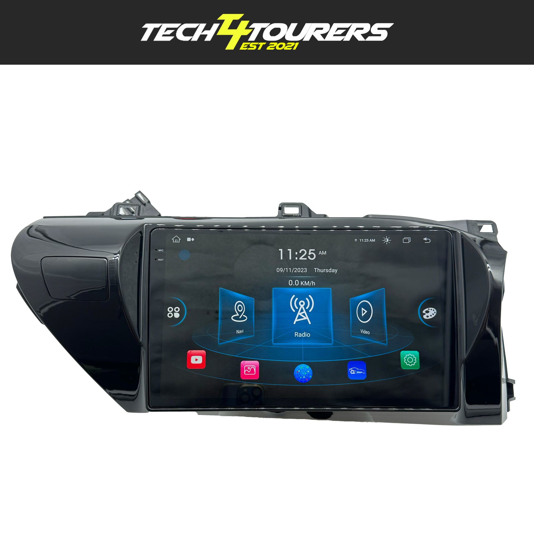 Apple Carplay Head Unit suitable for use with Toyota Hilux N80 2015-2023 2K 10.1 Inch