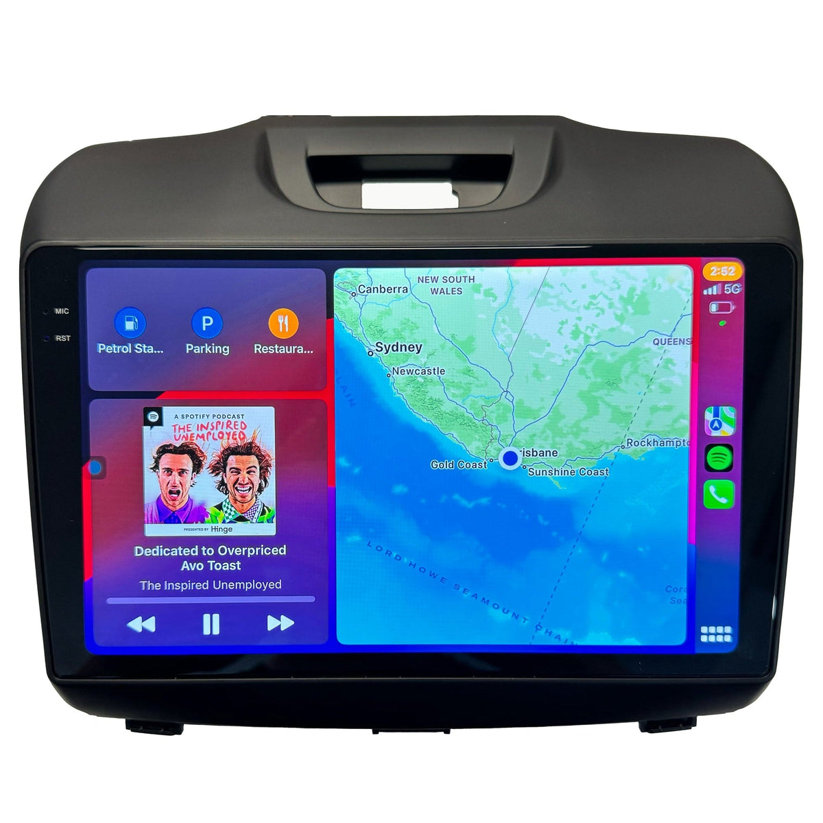 Isuzu D-MAX/MU-X (2012β2020) Apple CarPlay Head Unit - Tech4tourers