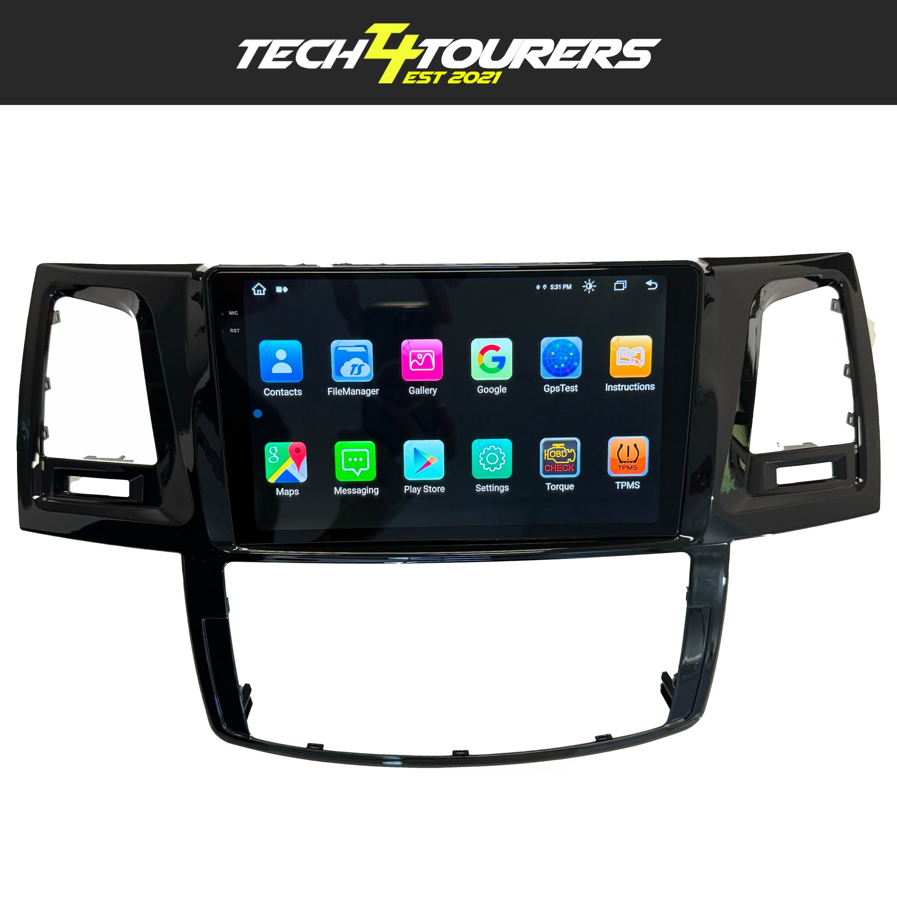 Apple Carplay Head Unit suitable for use with Toyota Hilux N70 2005-2015