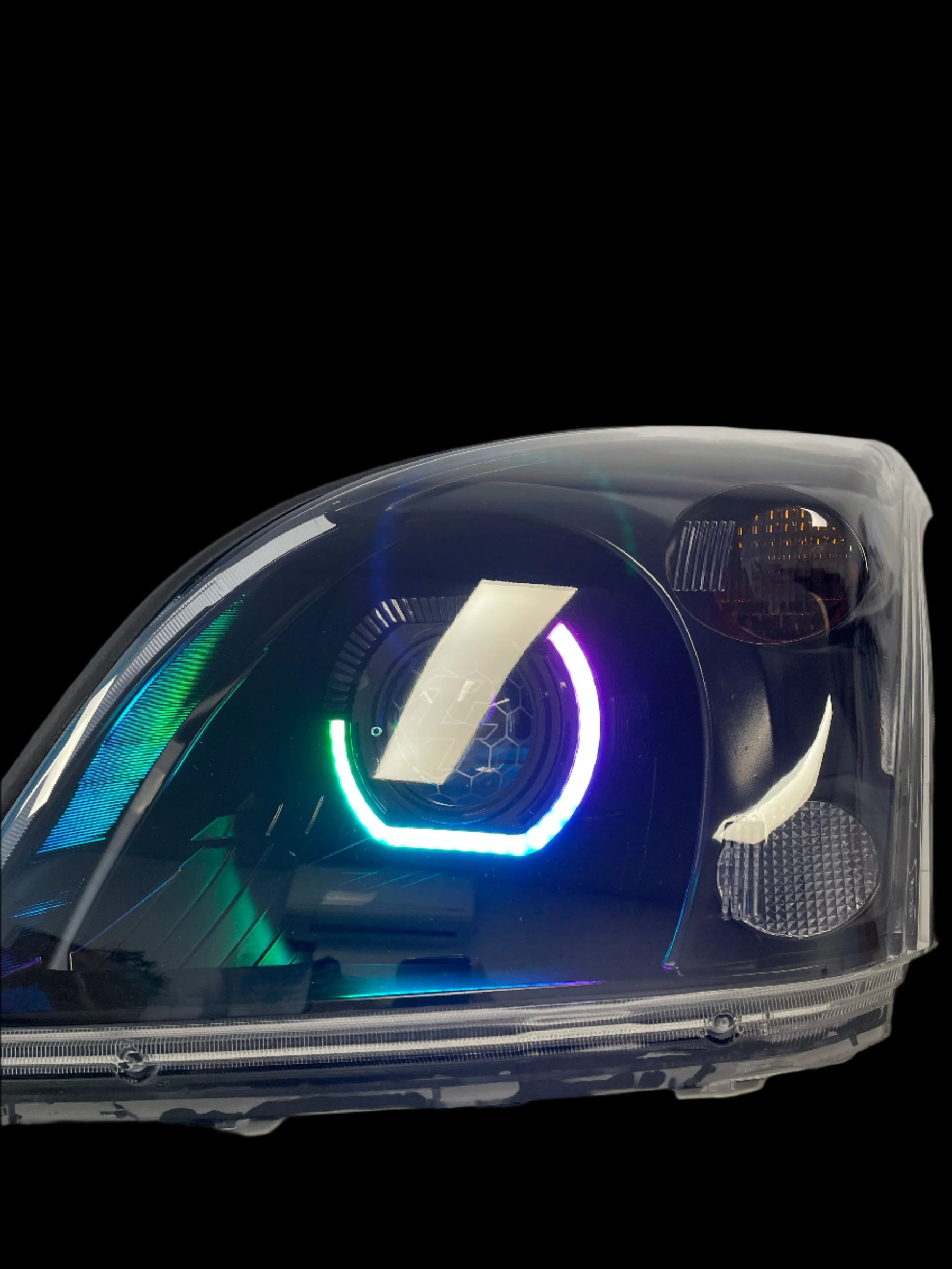 Premium Projector headlights suitable for use with Toyota Prado 120 series
