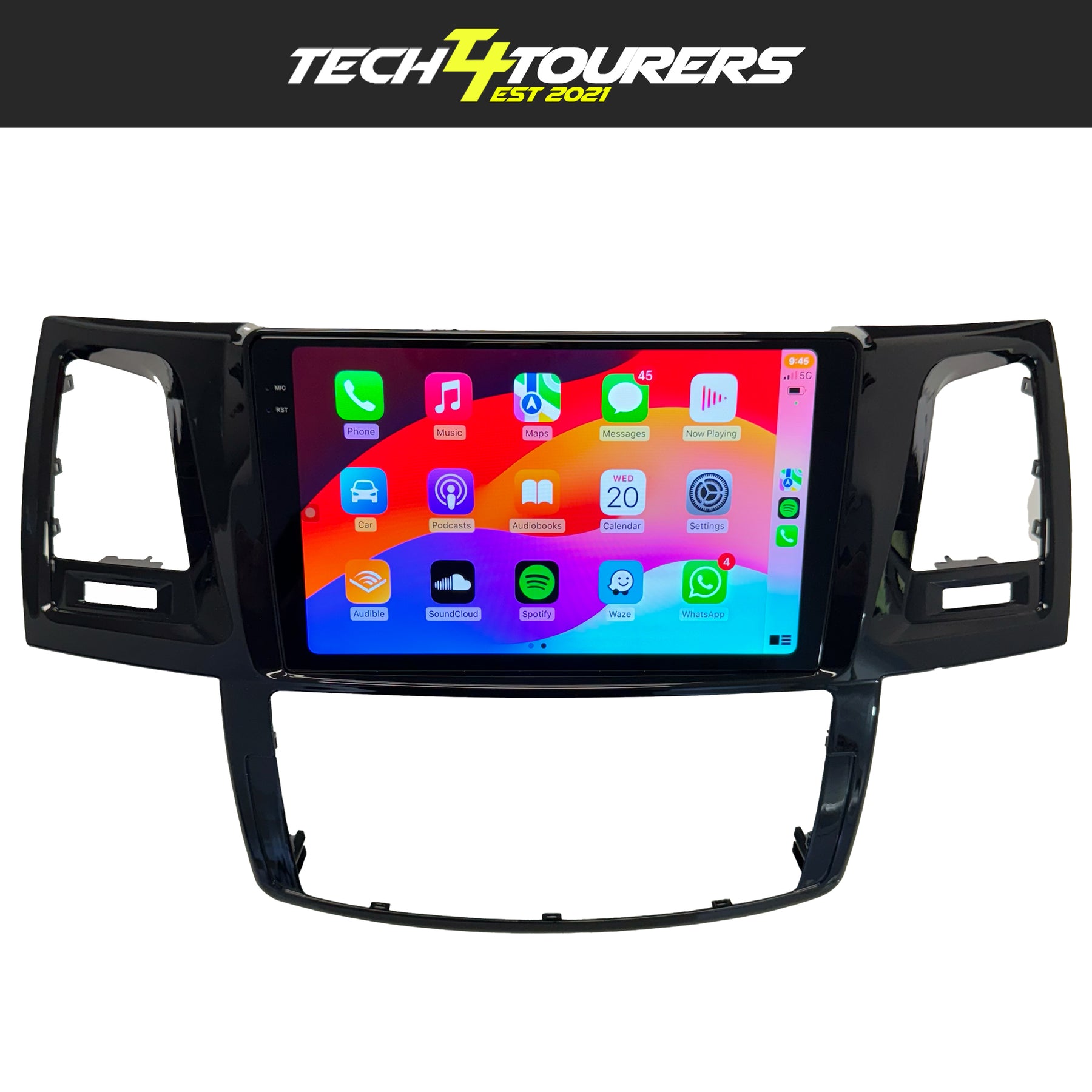 Apple Carplay Head Unit suitable for use with Toyota Hilux N70 2005-2015