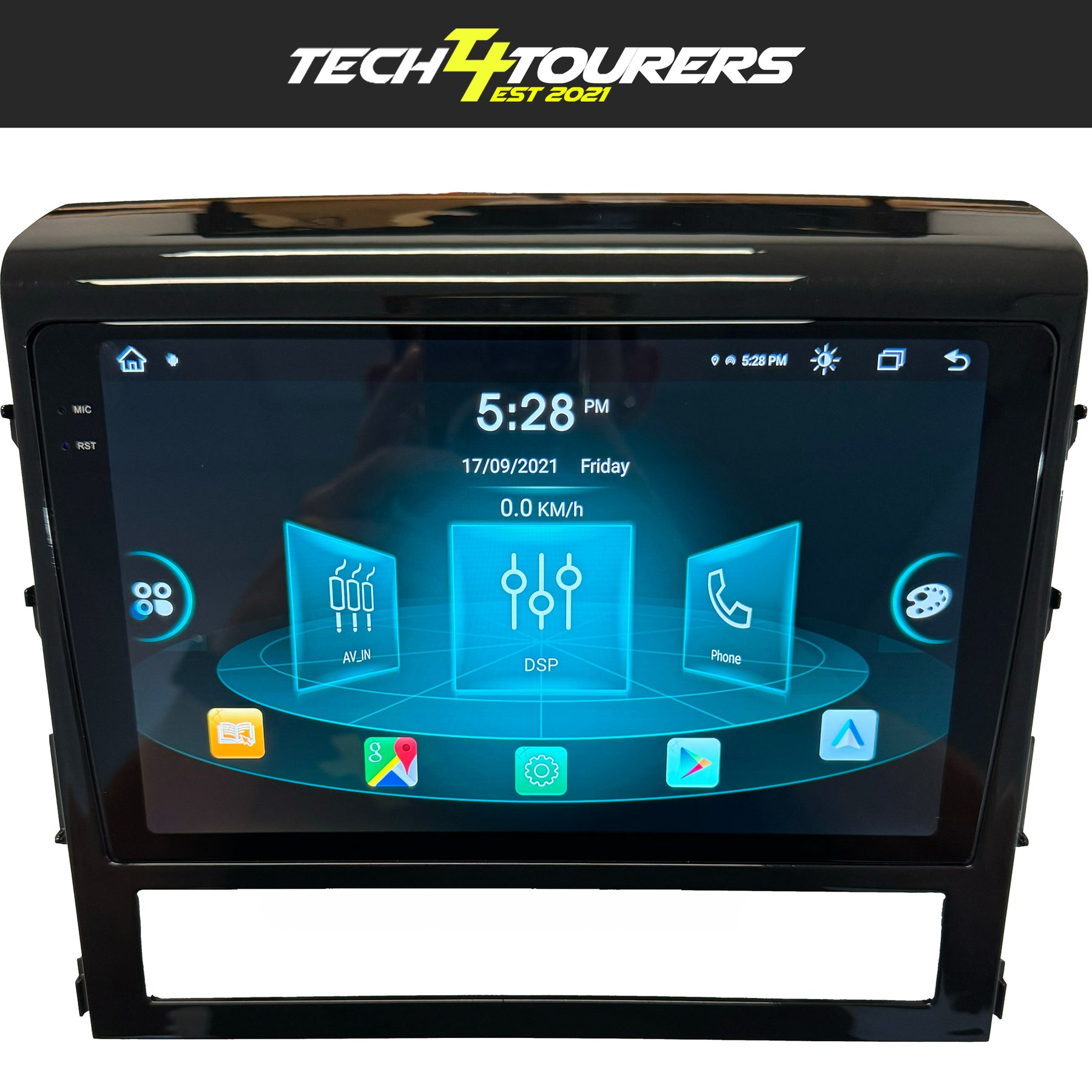 Apple Carplay Head Unit suitable for use with Toyota Landcruiser 200 series 2015-2021