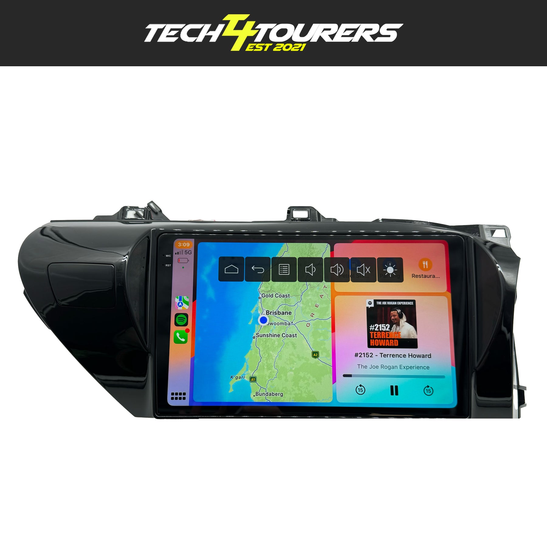 Apple Carplay Head Unit suitable for use with Toyota Hilux N80 2015-2023 2K 10.1 Inch