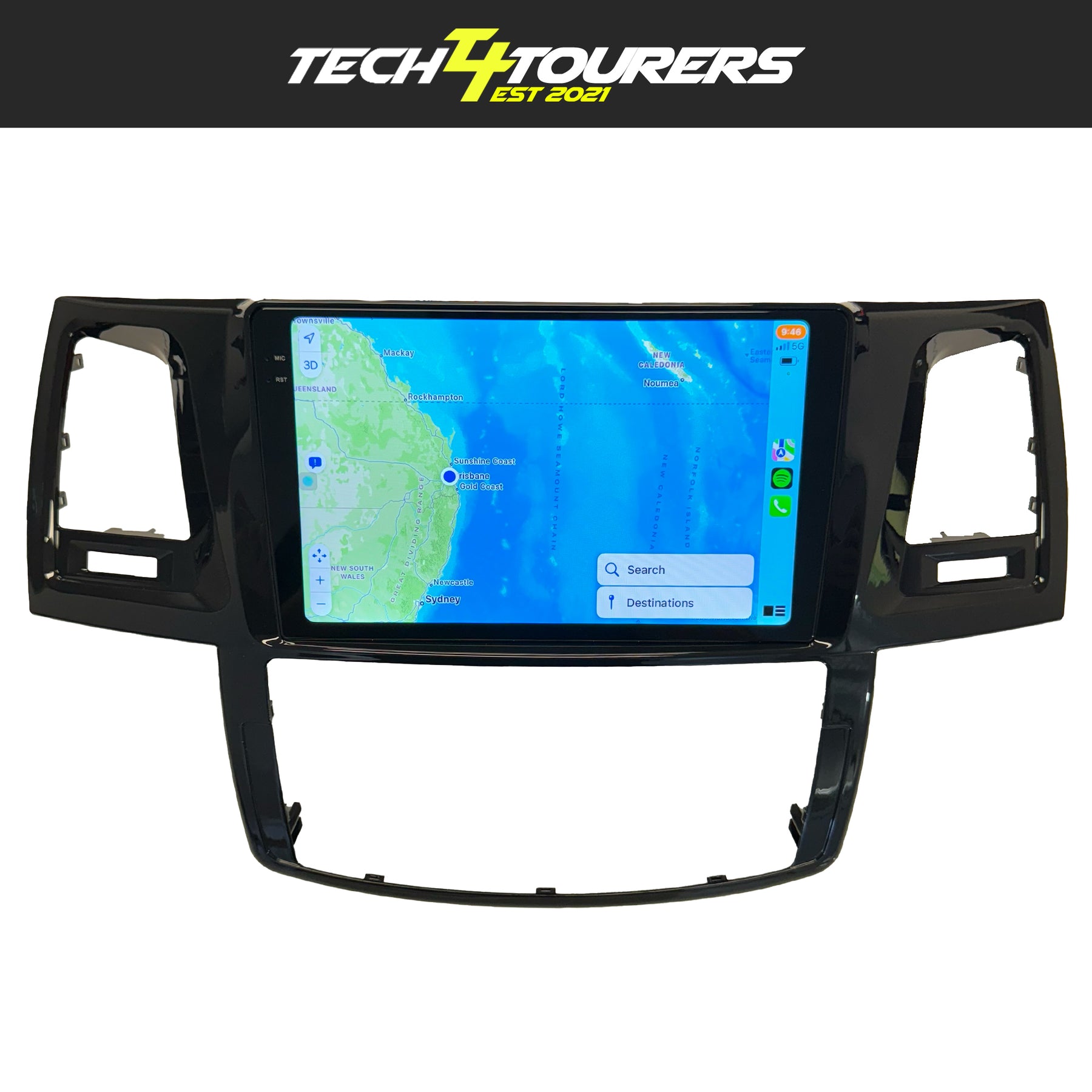 Apple Carplay Head Unit suitable for use with Toyota Hilux N70 2005-2015