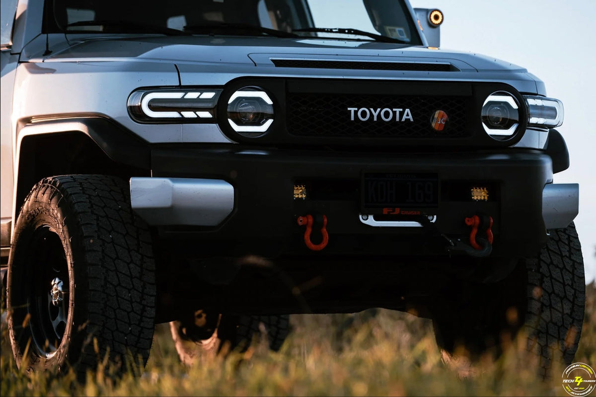 Premium Projector Headlights suitable for use with Toyota FJ Cruiser - Tech4tourers