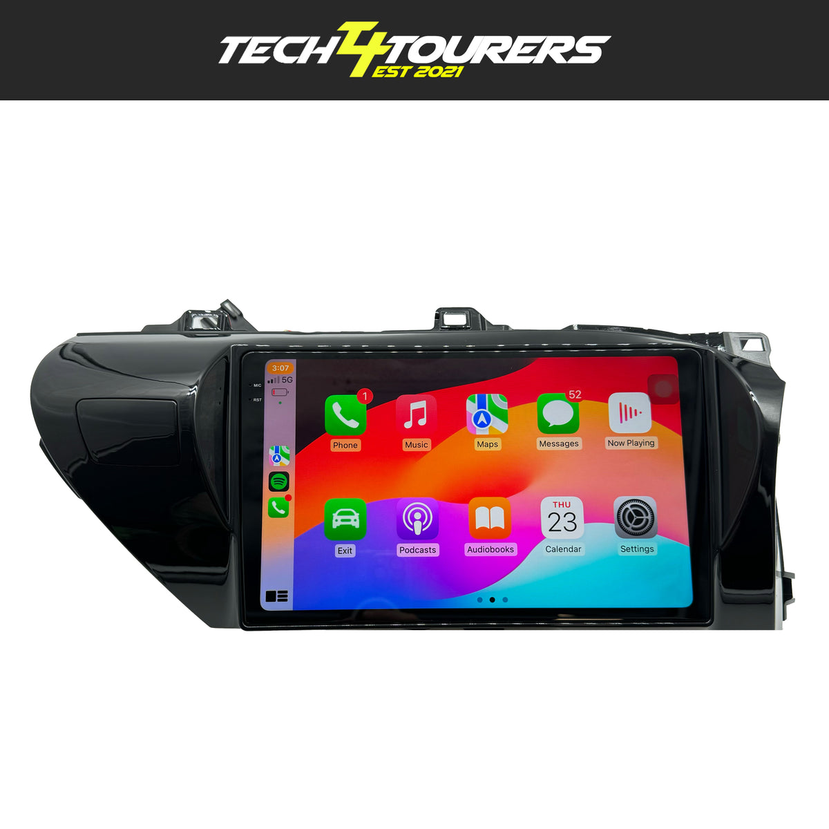 Apple Carplay Head Unit suitable for use with Toyota Hilux N80 2015-2023 2K 10.1 Inch