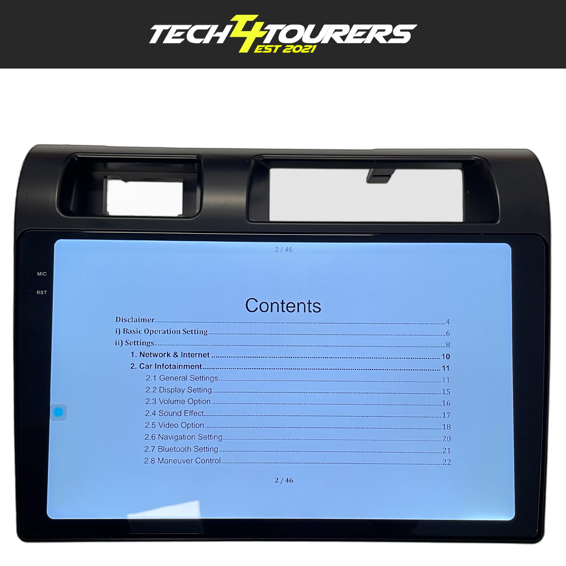 Apple Carplay Head Unit suitable for use with Toyota Landcruiser 70 series