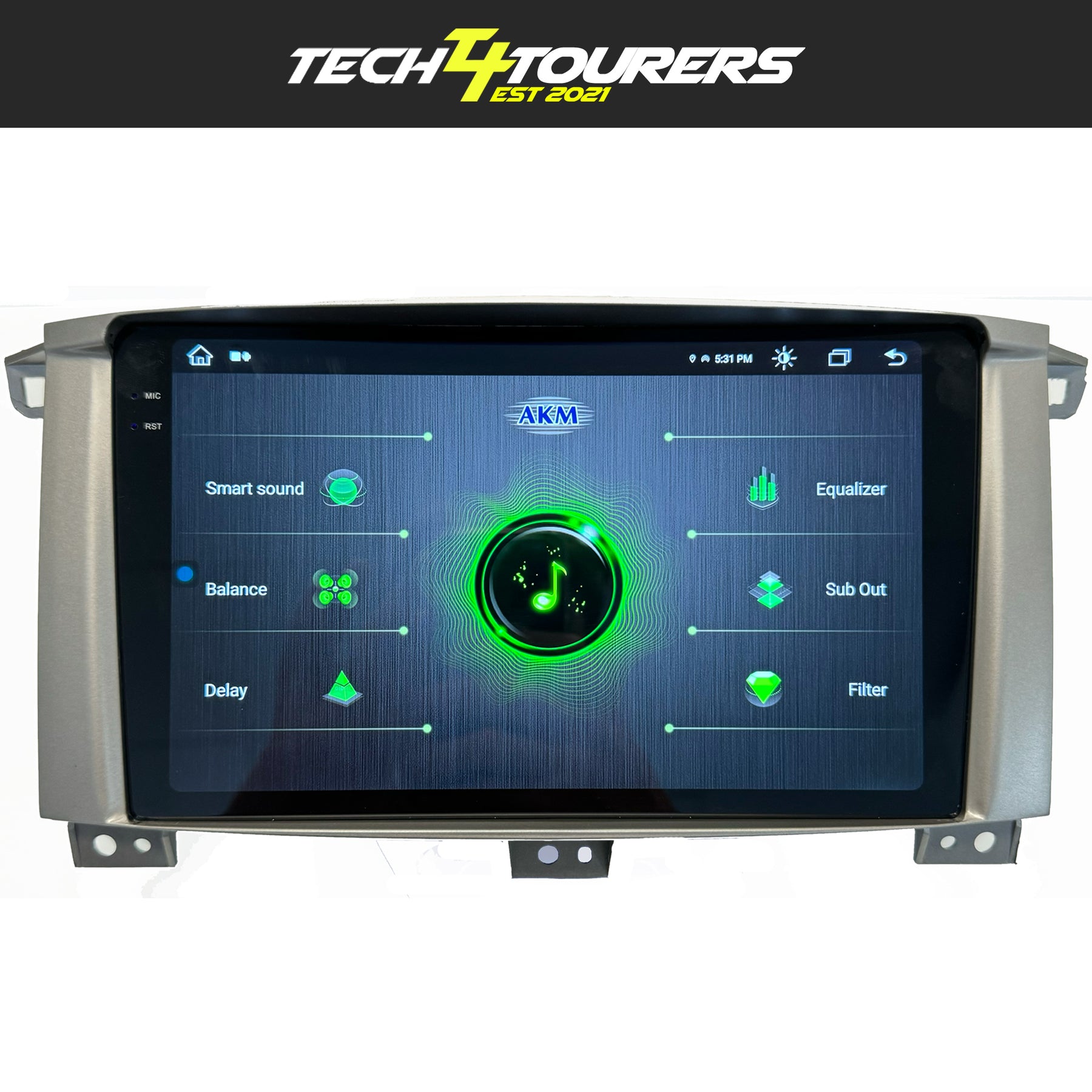 Apple Carplay Head Unit suitable for use with Toyota Landcruiser 100/105 series 1999-2007