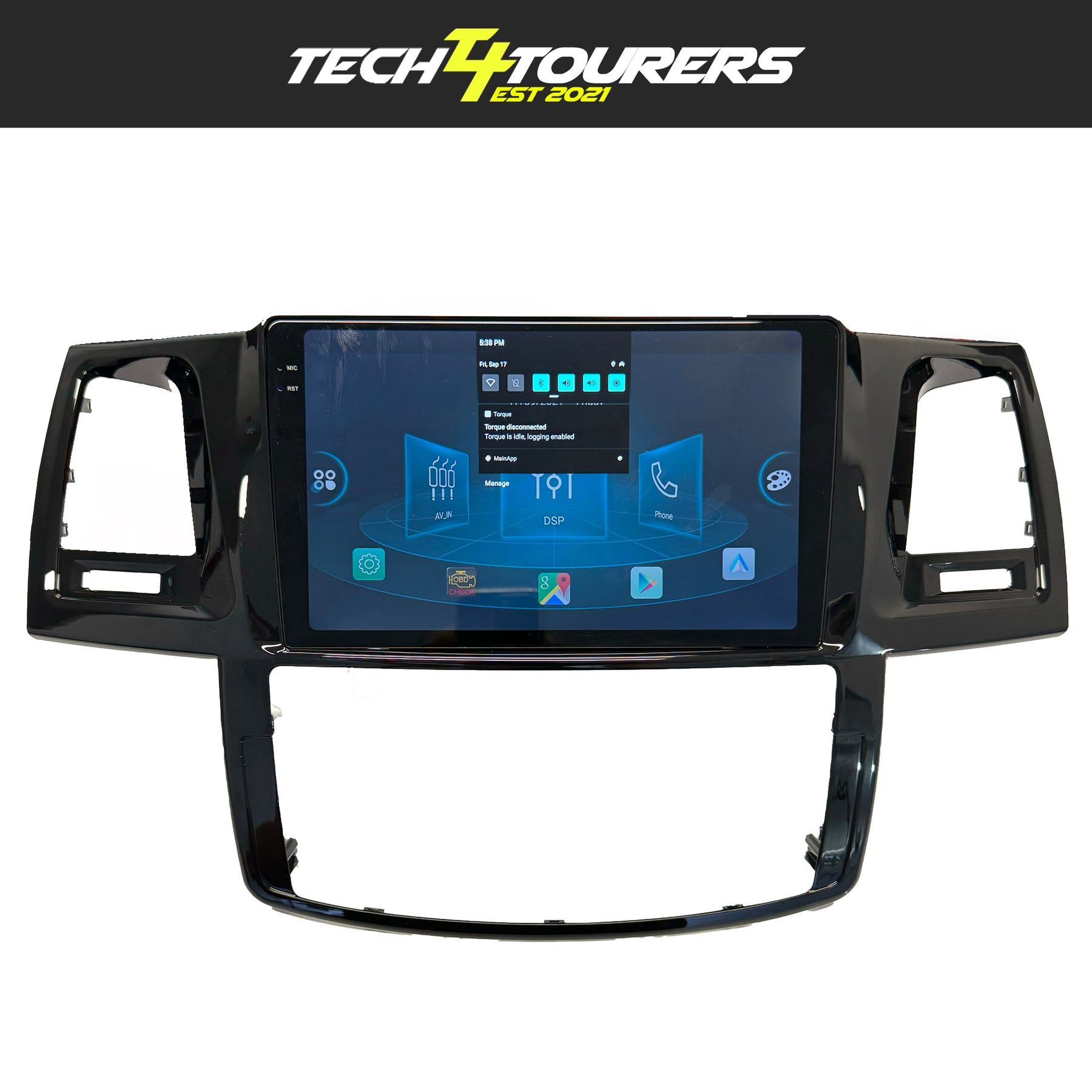 Apple Carplay Head Unit suitable for use with Toyota Hilux N70 2005-2015