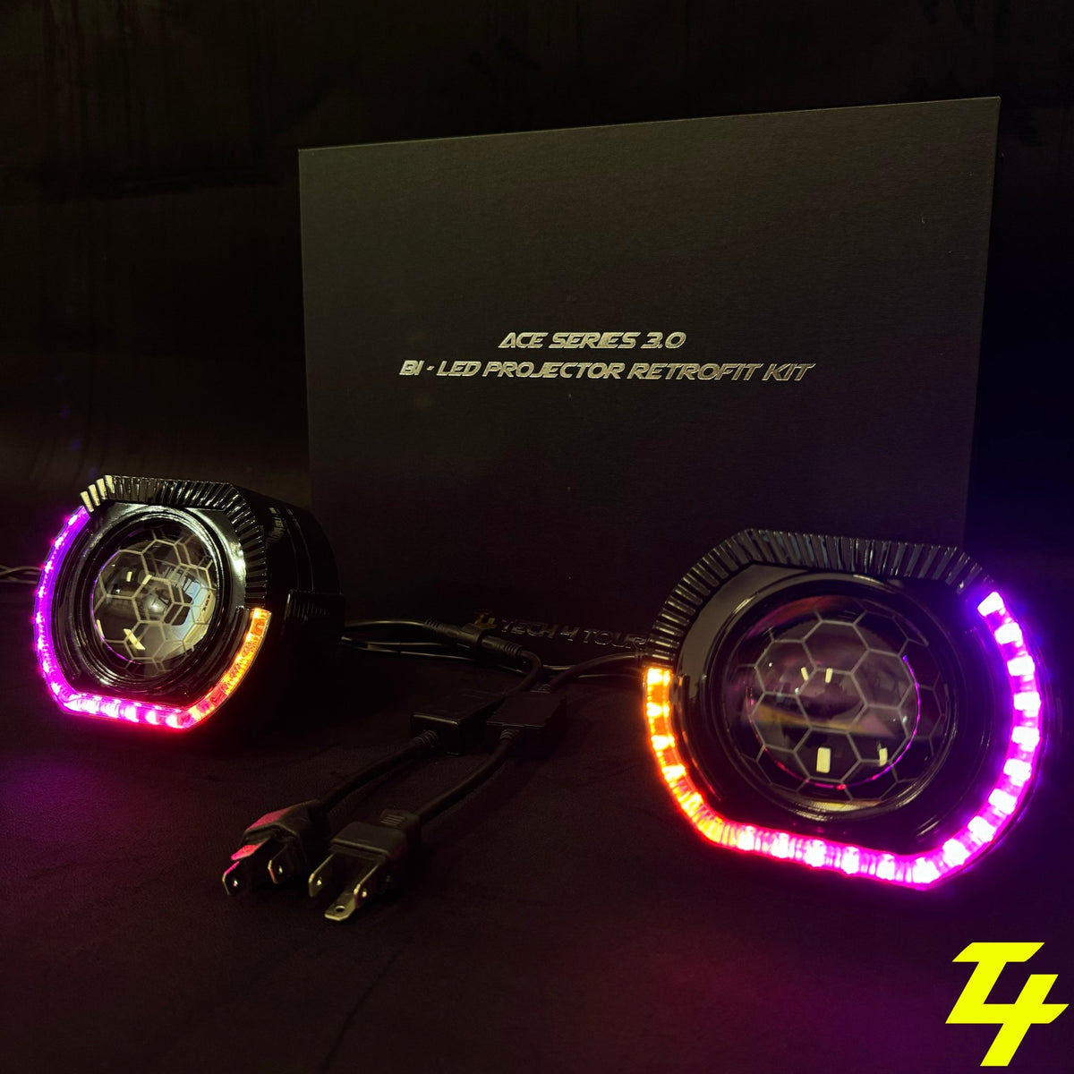 DIY PROJECTOR RETROFIT KIT - Hawk Eye 3.0" - Tech4tourers