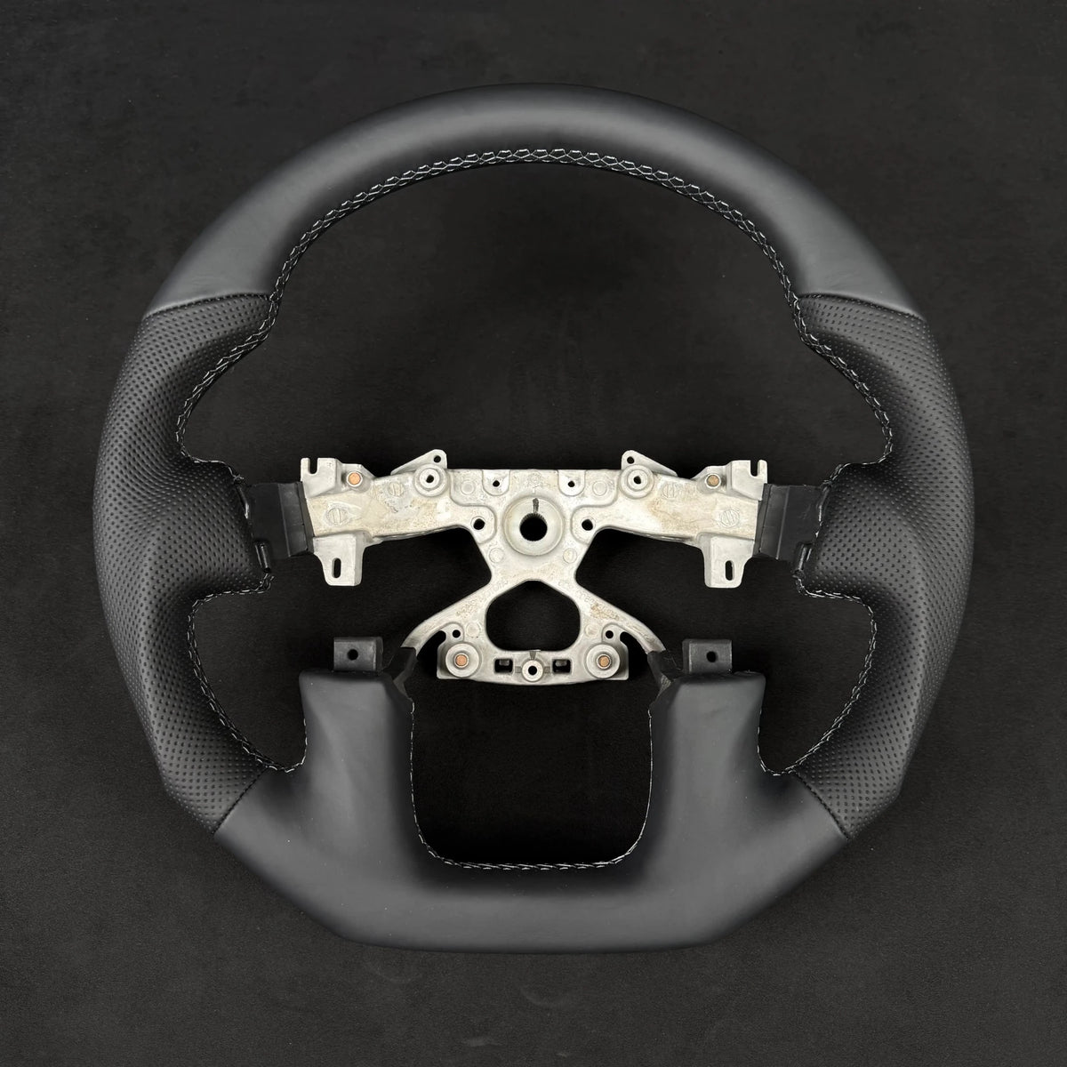 Nissan Patrol Y62 2012-2026 Premium Steering Wheel - ALL Leather - Tech4tourers
