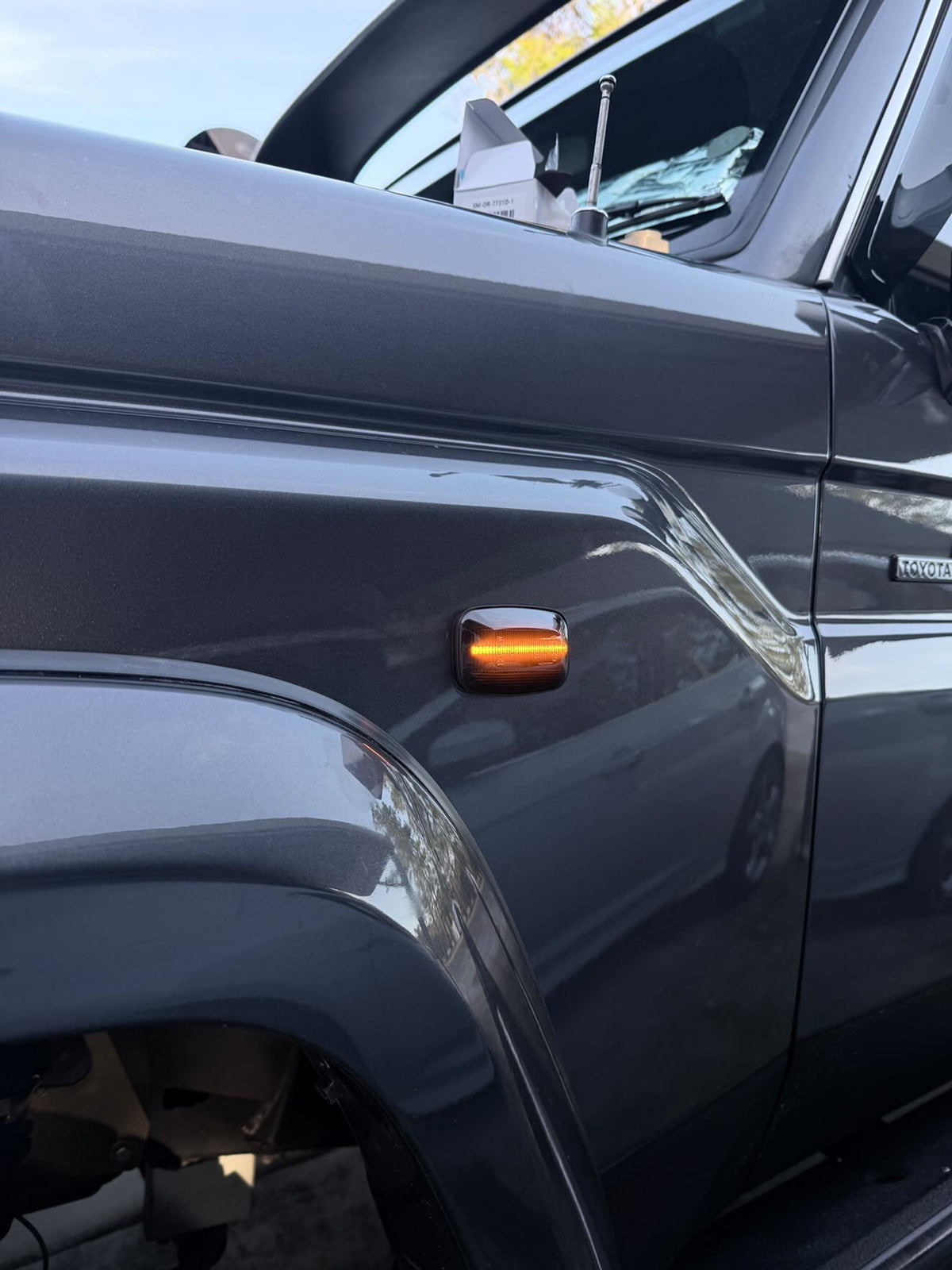 Sequential LED Side Marker (smoked) suitable for Toyota 70/80/100 Series - Tech4tourers