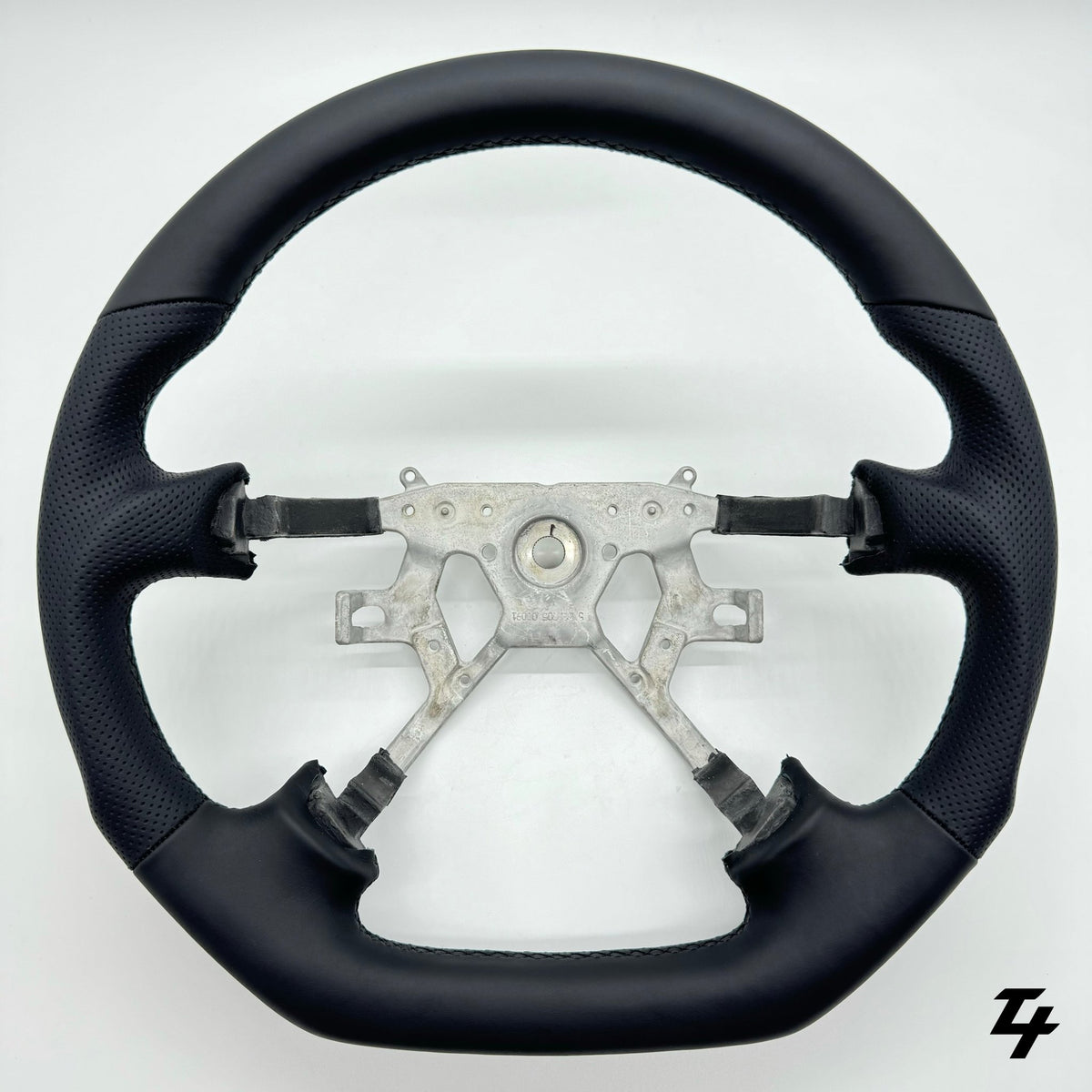 NISSAN PATROL GU Y61 PREMIUM STEERING WHEEL - FULL GENUINE LEATHER - Tech4tourers