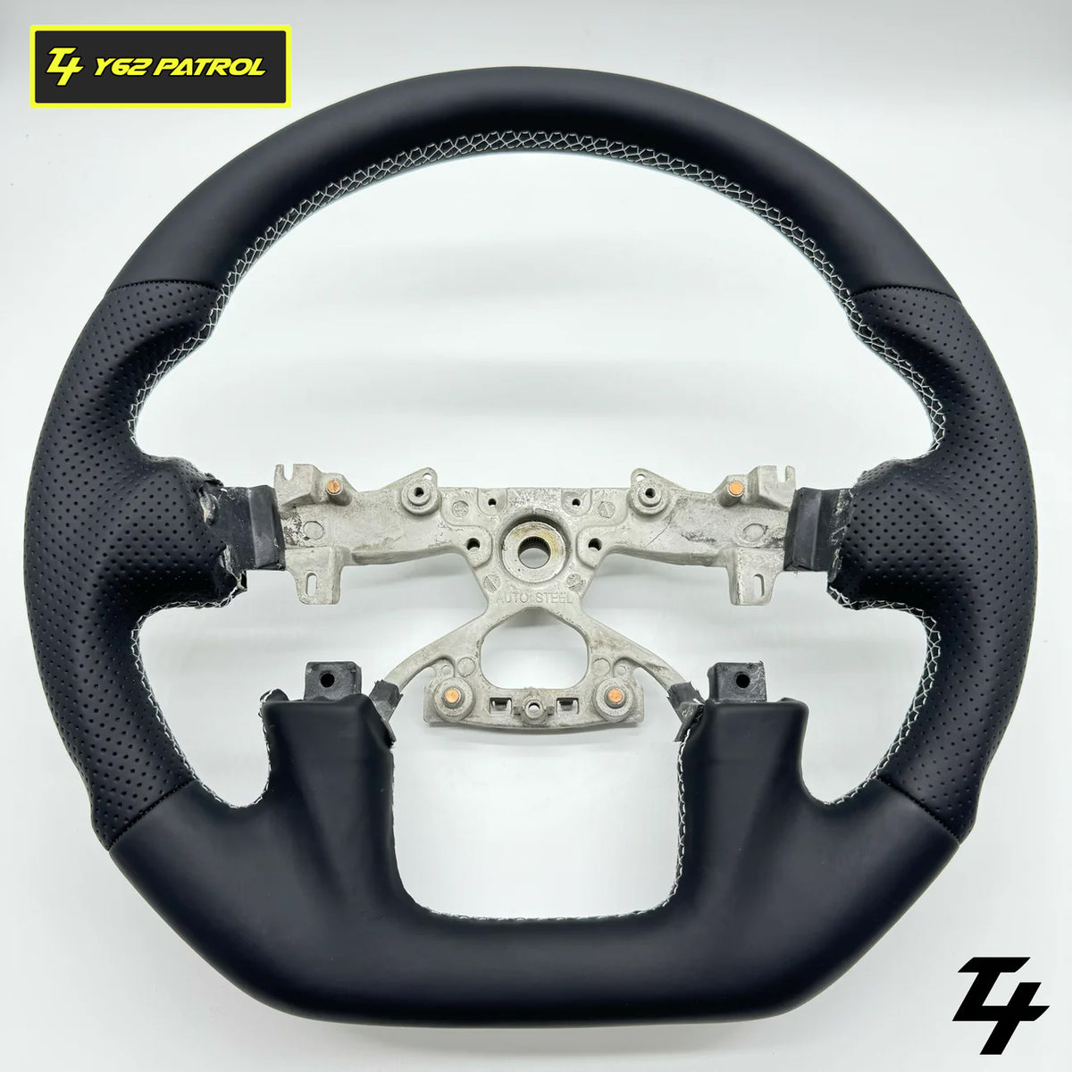 Nissan Patrol Y62 2012-2024 Premium Steering Wheel - ALL Leather