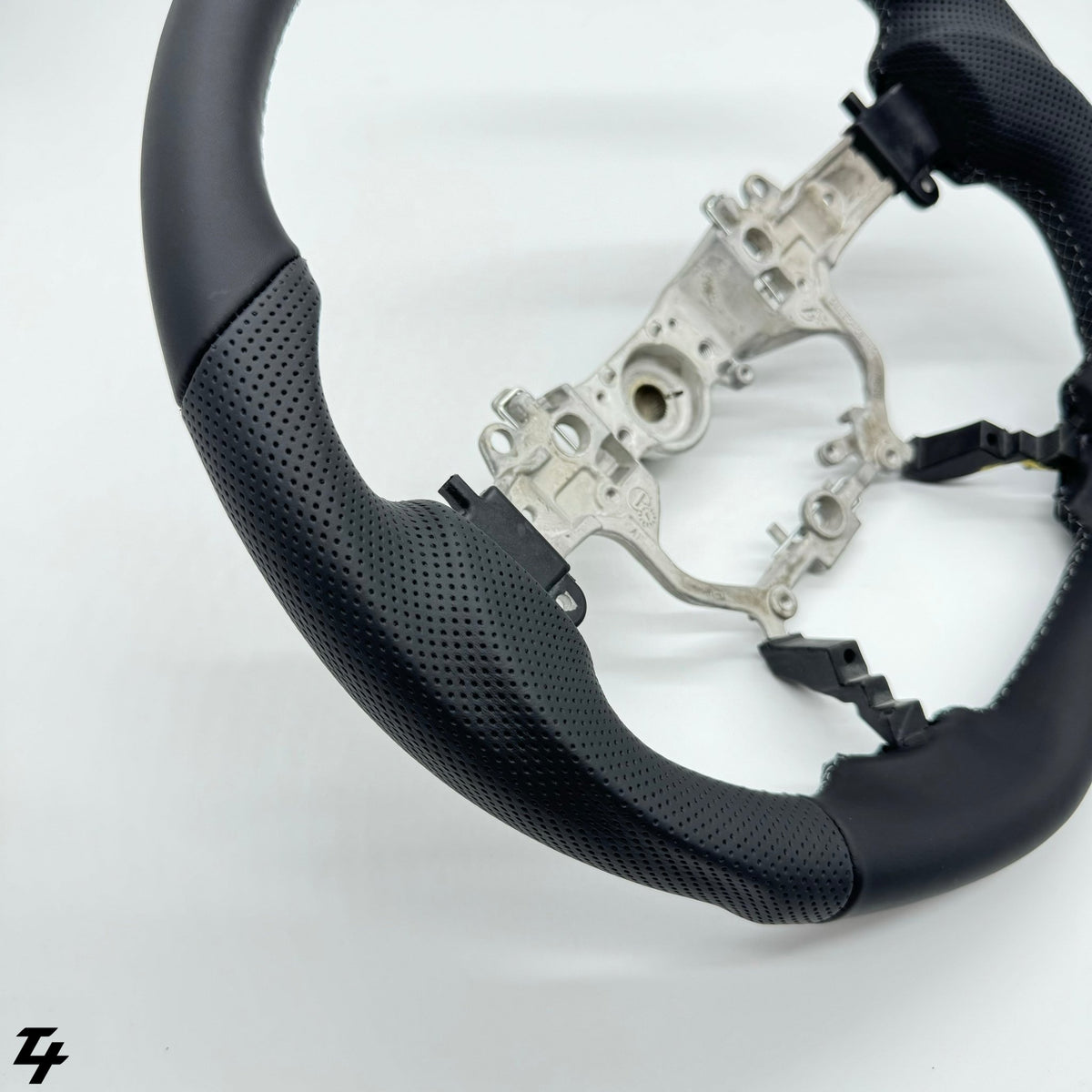 Premium Steering Wheel - Leather suitable for use with Toyota LandCruiser 200 Series 2015 - 2021 - Tech4tourers