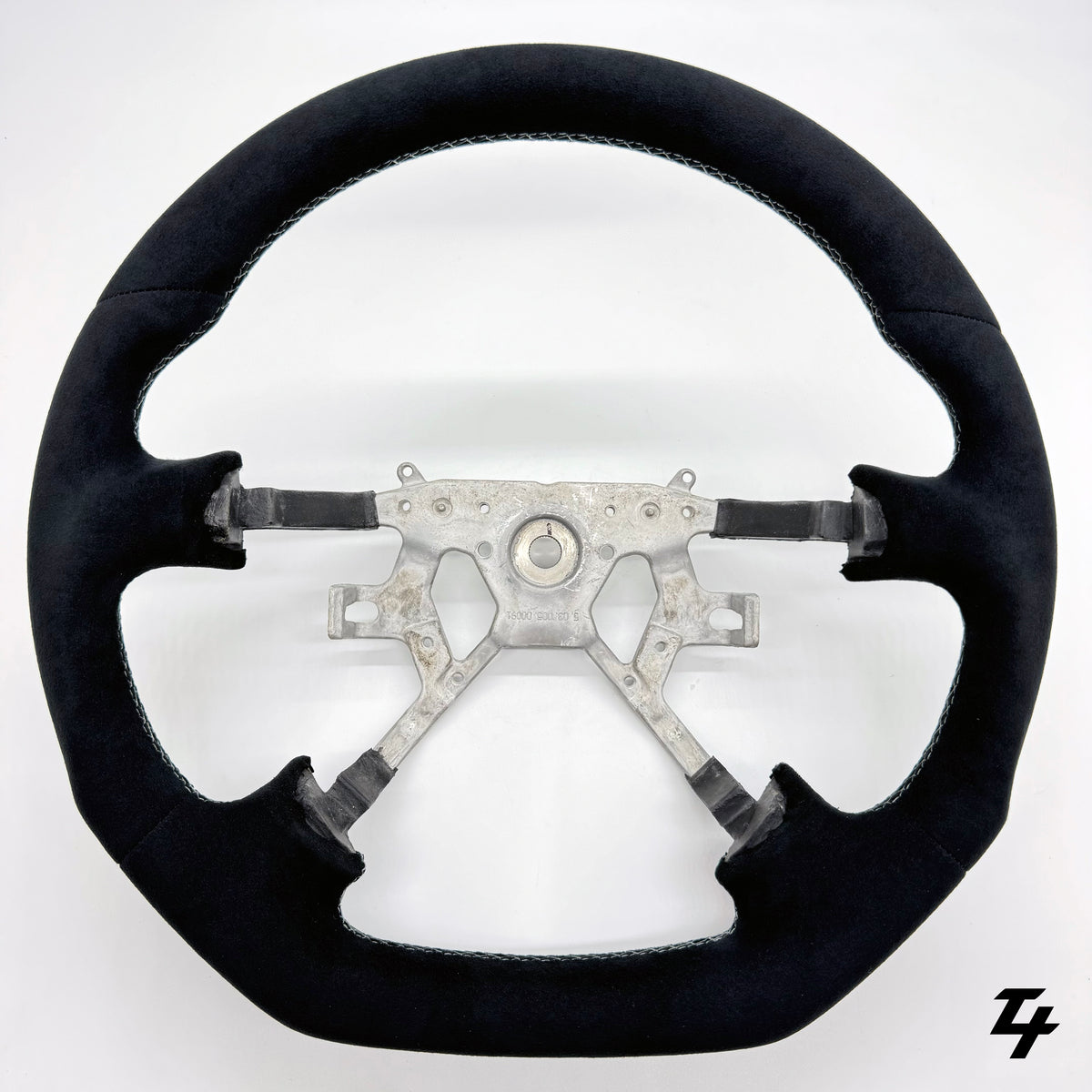 NISSAN PATROL GU Y61 PREMIUM STEERING WHEEL - FULL GENUINE AlCANTARA