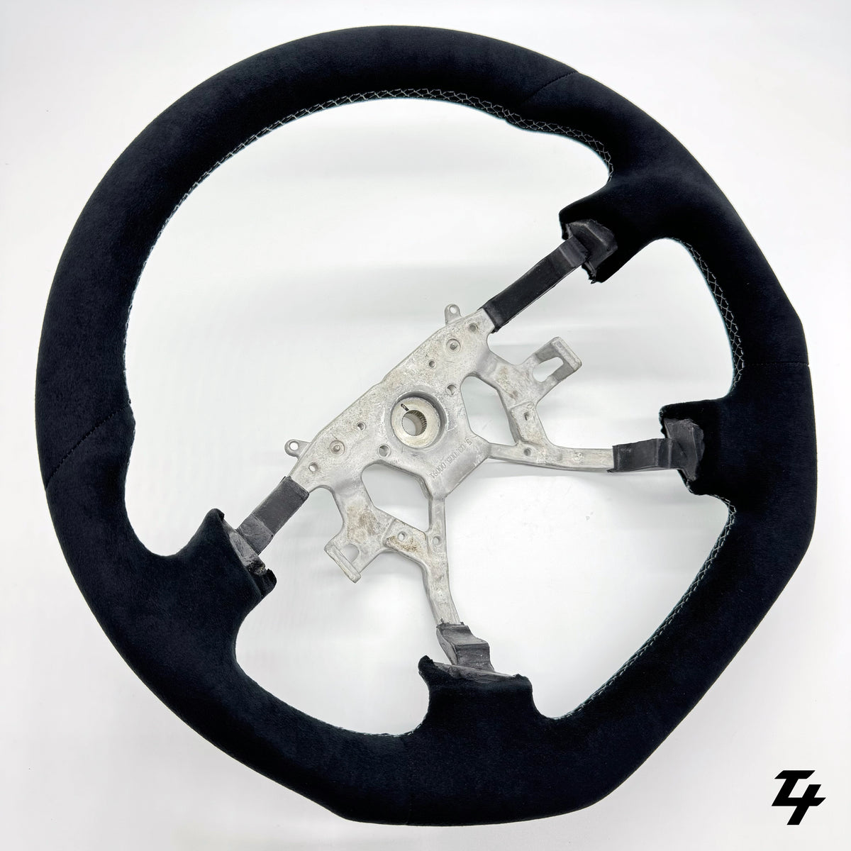 NISSAN PATROL GU Y61 PREMIUM STEERING WHEEL - FULL GENUINE AlCANTARA