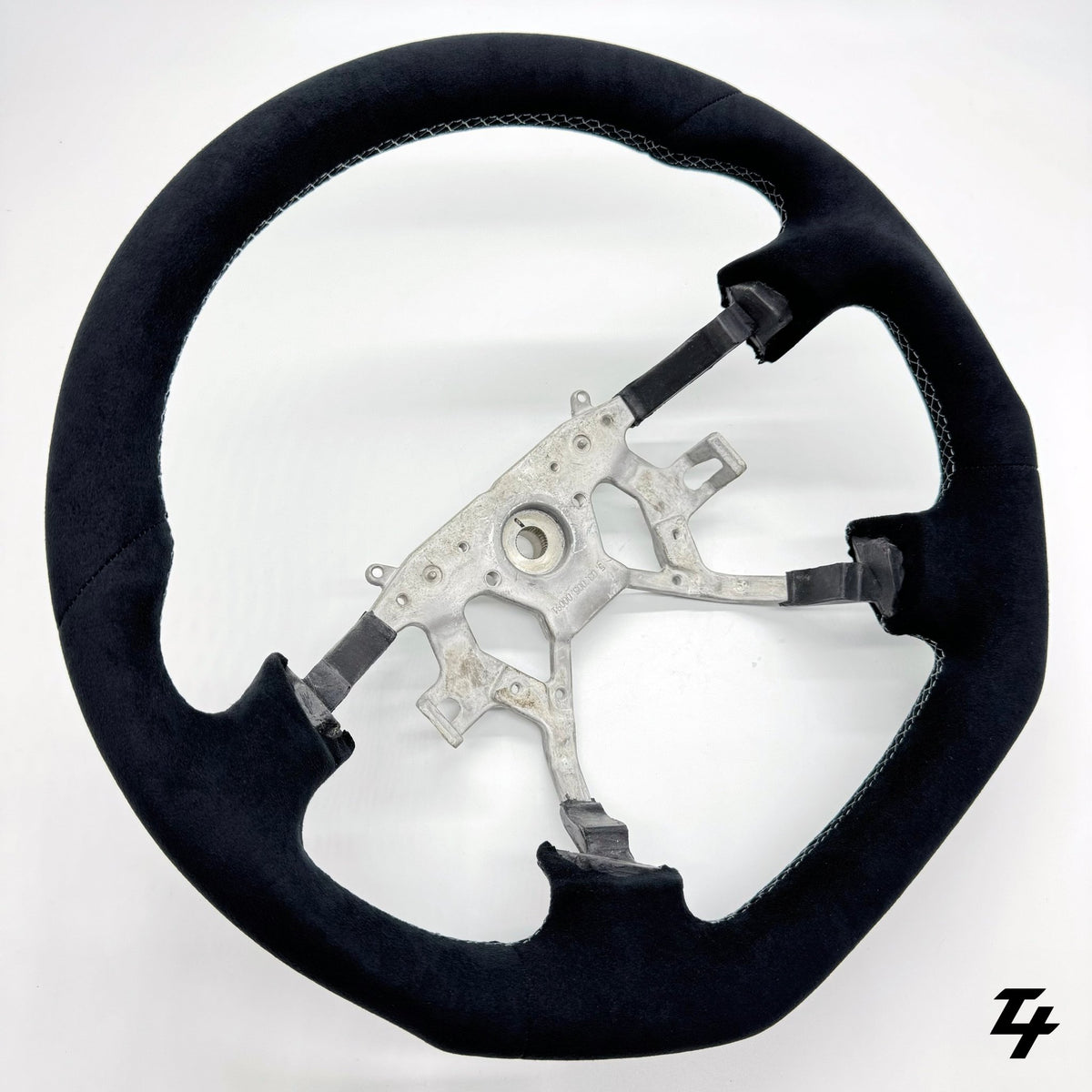 NISSAN PATROL GU Y61 PREMIUM STEERING WHEEL - FULL GENUINE AlCANTARA - Tech4tourers