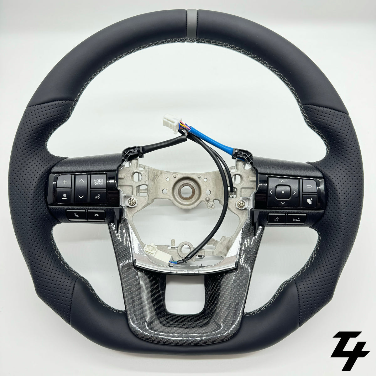 Premium Steering wheel - Genuine Leather Suitable for use with Toyota Hilux N80 2015-2024