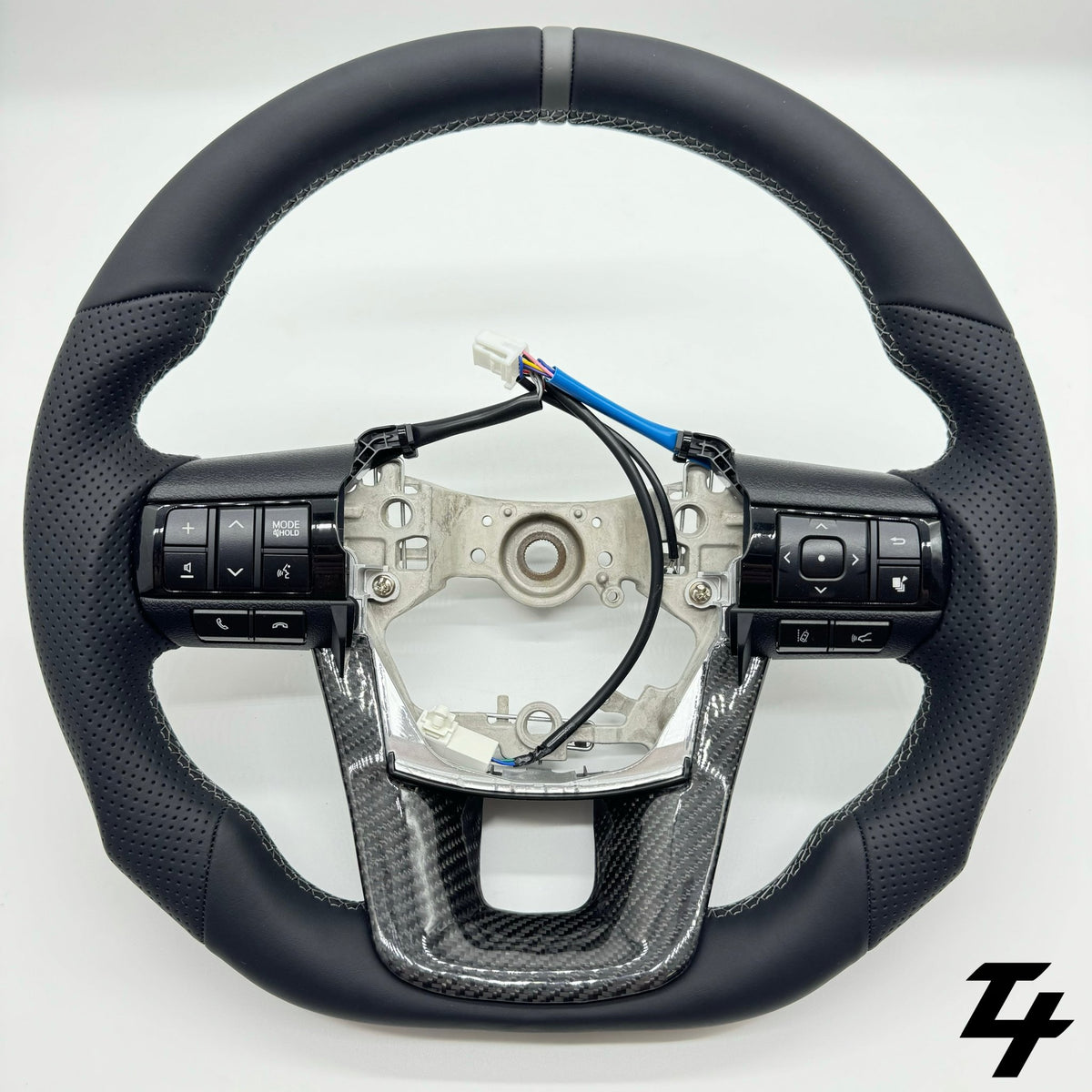 Premium Steering Wheel - Genuine Leather suitable for use with Toyota LandCruiser 70 2024 - On - Tech4tourers