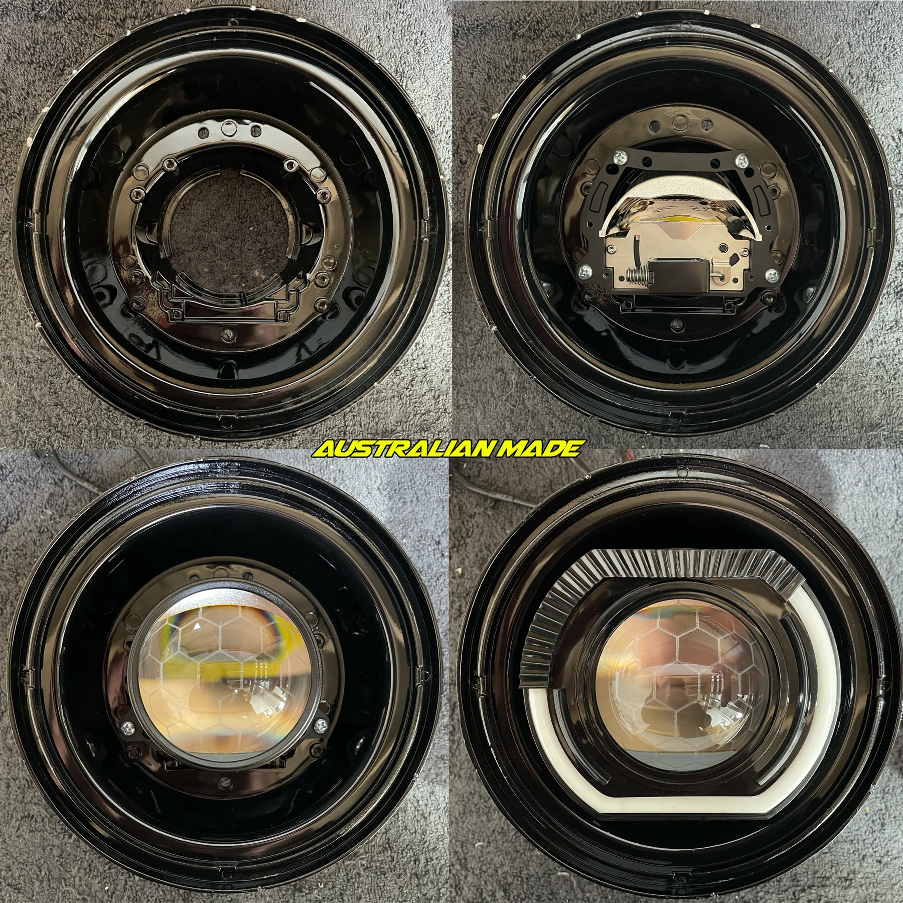 7inch round custom headlights