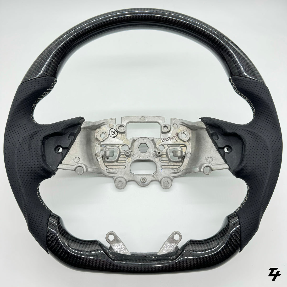 Ford Ranger 2022-On Premium Steering Wheel - Perforated Leather & Carbon Fiber