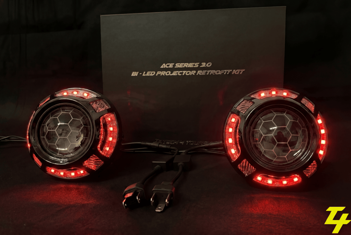 DIY Projector Retrofit Kit - Panamera T4T3 - Tech4tourers