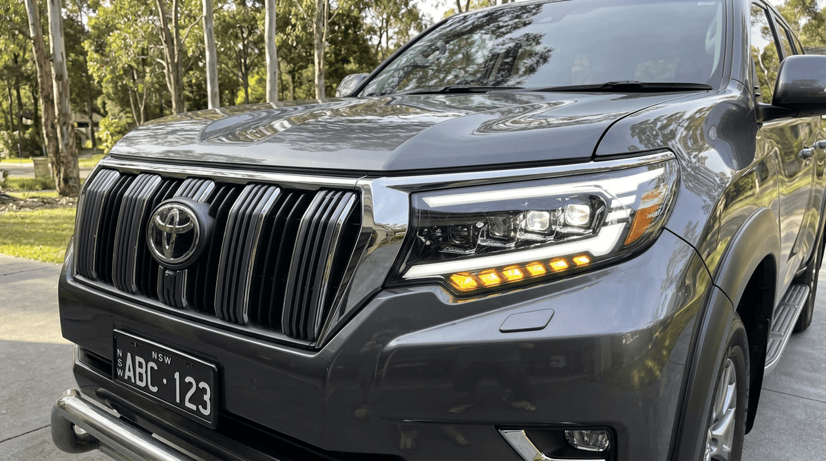 Premium Projectors Headlights Suitable For Use With Toyota Prado 2018 - 2024 - Tech4tourers