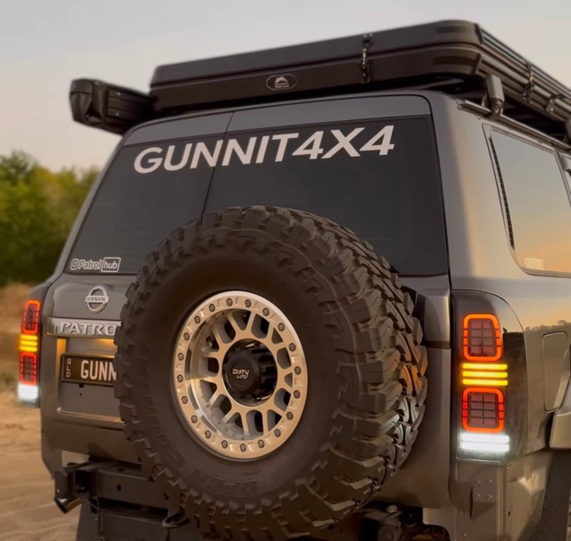 Nissan Gu Patrol Series 4 LED Tail Lights with T4T Plug & Play Harness - Tech4tourers