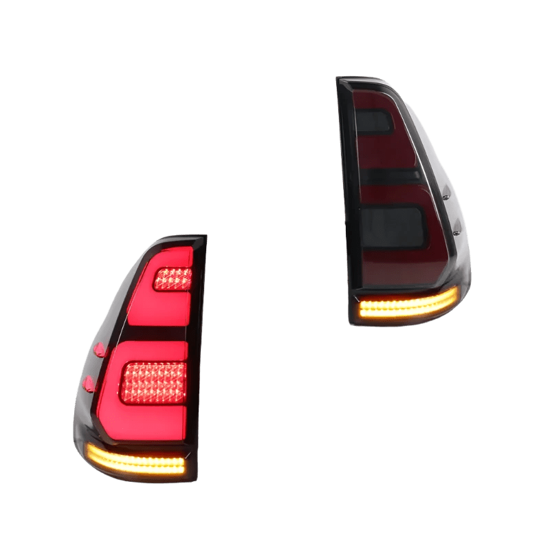 LED Tail Lights suitable for use with Toyota Prado 120 Series 2002 - 2009 (V1) - Tech4tourers