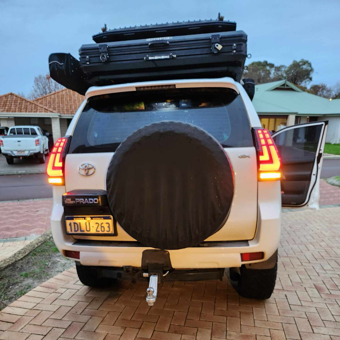 Toyota Prado 150 Series LED Tail Lights - Rear view