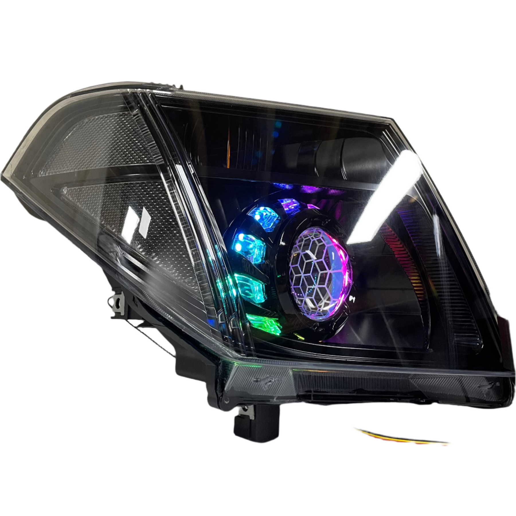 Nissan Navara D40 Custom/Projector Headlights - (Thia Built)