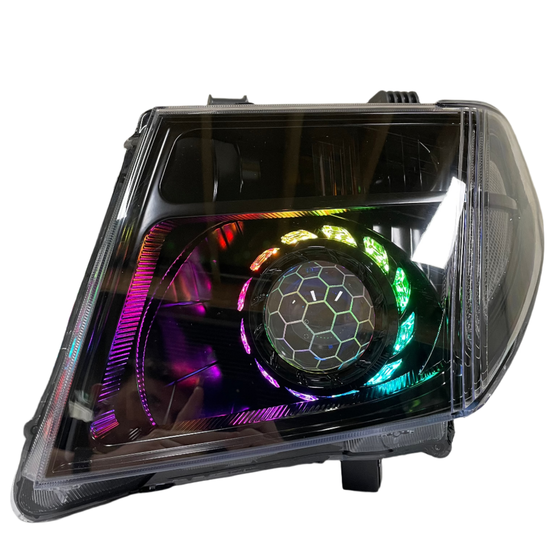 Nissan Navara D40 Custom/Projector Headlights - (Thia Built)
