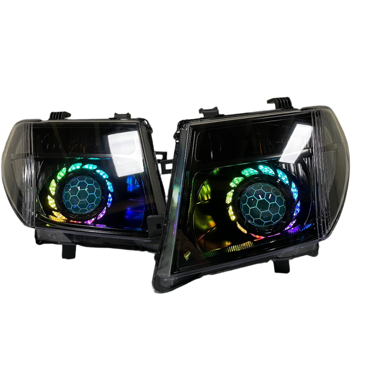 Nissan Navara D40 Custom/Projector Headlights - (Thia Built)