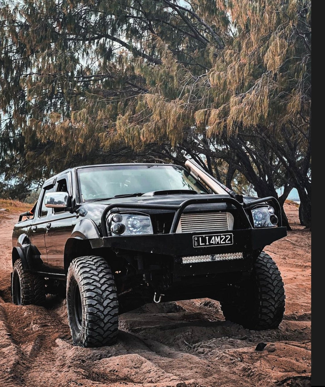 Nissan Navara D22 Custom Headlights
