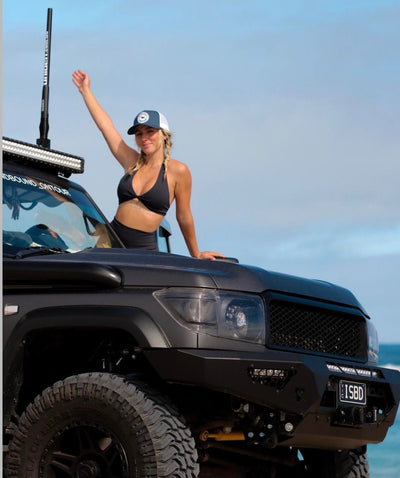 Premium Projector Headlights suitable for use with Toyota LandCruiser 70 Series - Tech4tourers