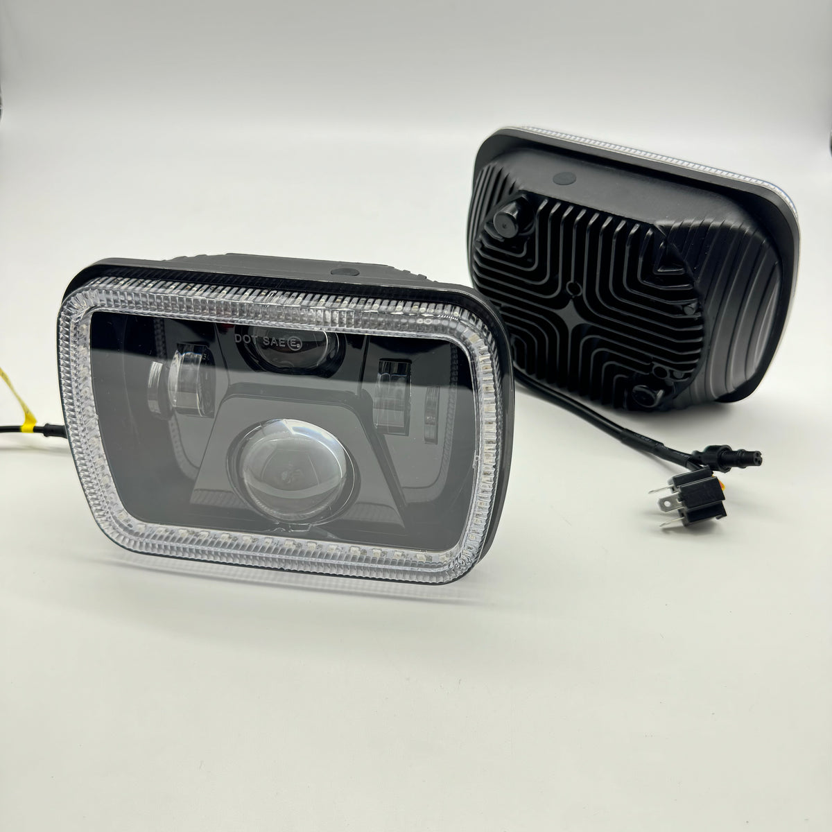 Chasing RGBW 5x7 Inch Bi-LED Headlights