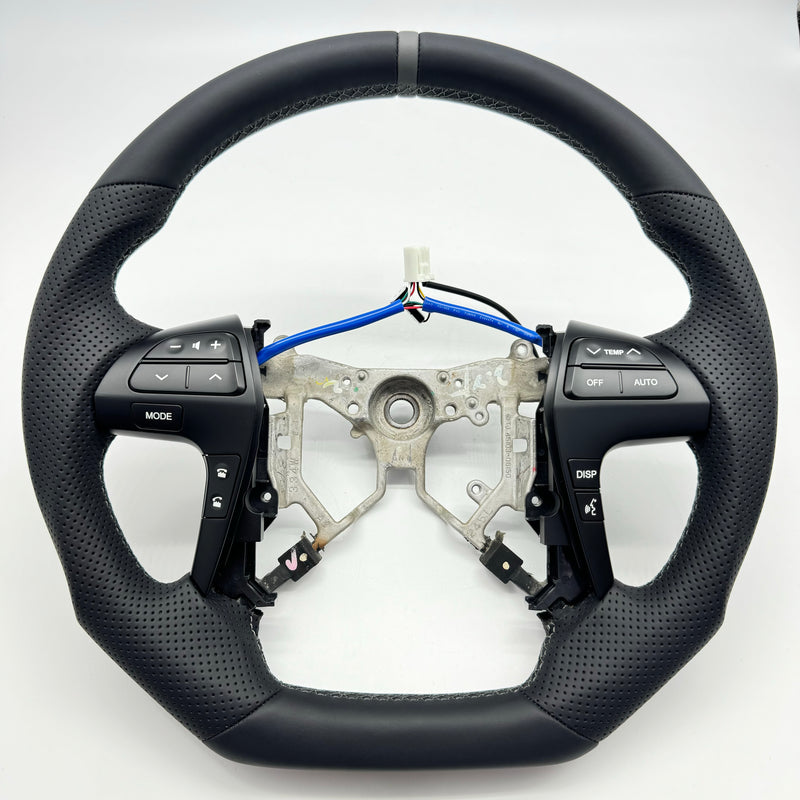 Premium Steering wheel Leather + Centre Stripe suitable for use with Toyota Hilux N70 2011-2015