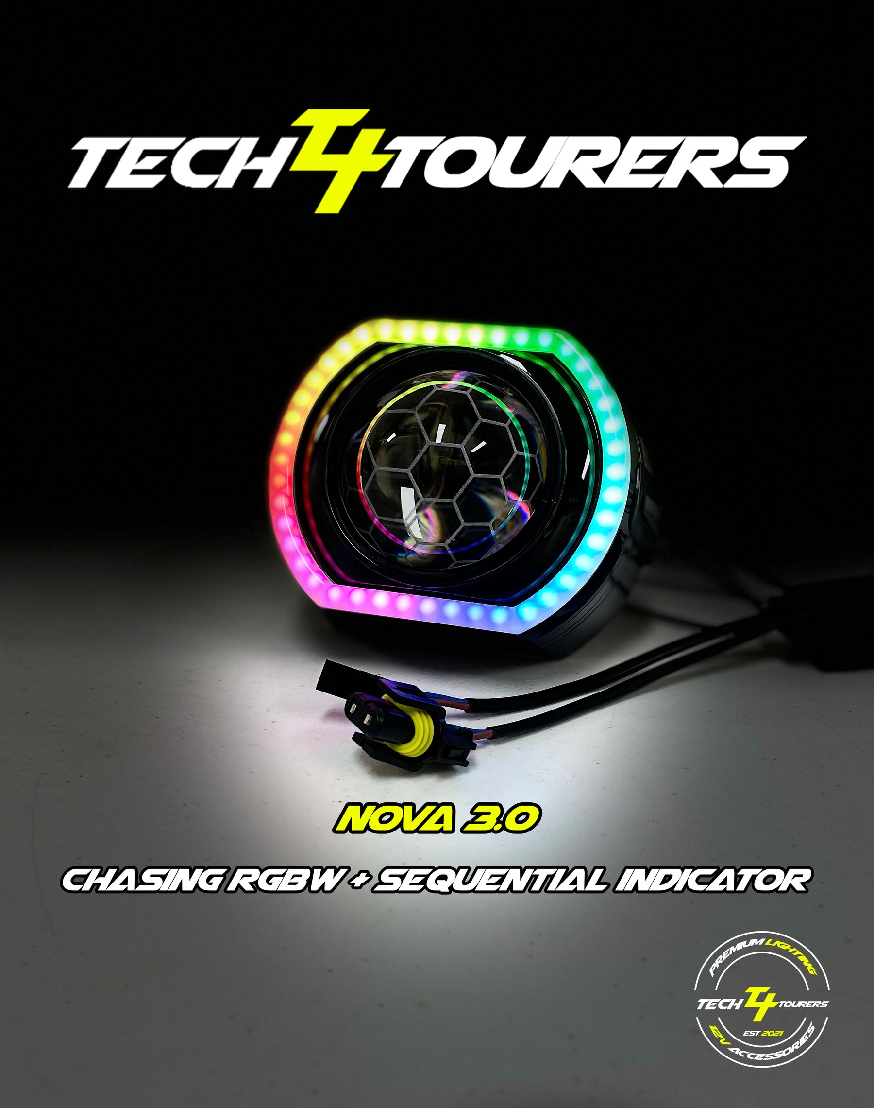 Premium Projector Headlights suitable for use with Toyota Land Cruiser 100/105 series