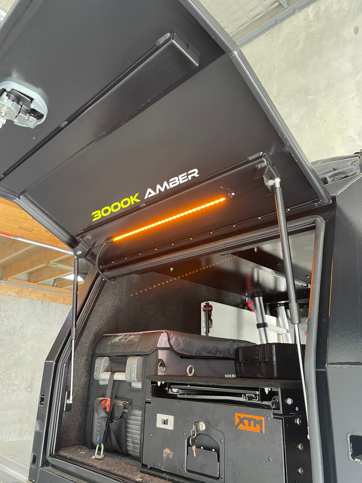 100cm Orange White LED Strip Light - Tech4tourers