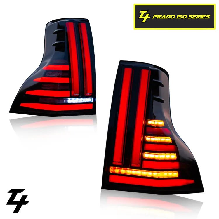 LED Tail Lights suitable for use with Toyota Prado 150 2010 - 2023 - Tech4tourers