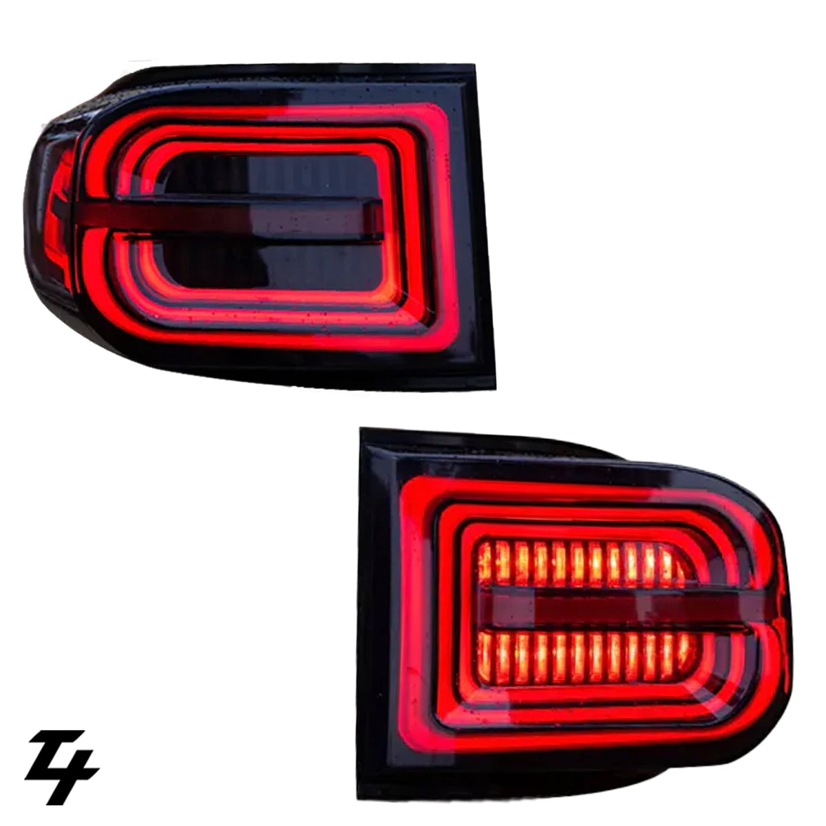LED Tail Lights suitable for use with Toyota FJ Cruiser - Tech4tourers